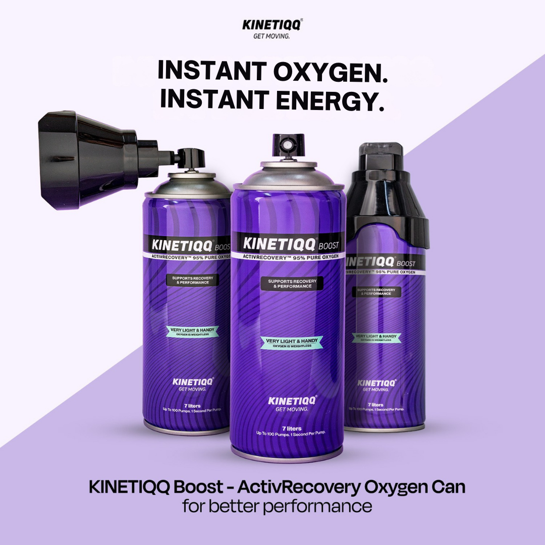 KINETIQQ® Boost (7 Liters) - ActivRecovery™ Oxygen Can For Recovery And Performance