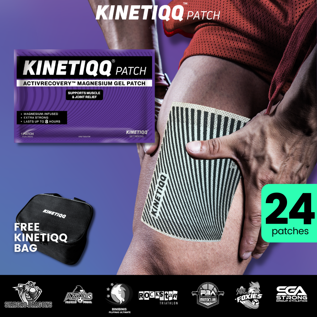 KINETIQQ® Patch (24-pack) - Magnesium Gel Patch For Fast Muscle Relief