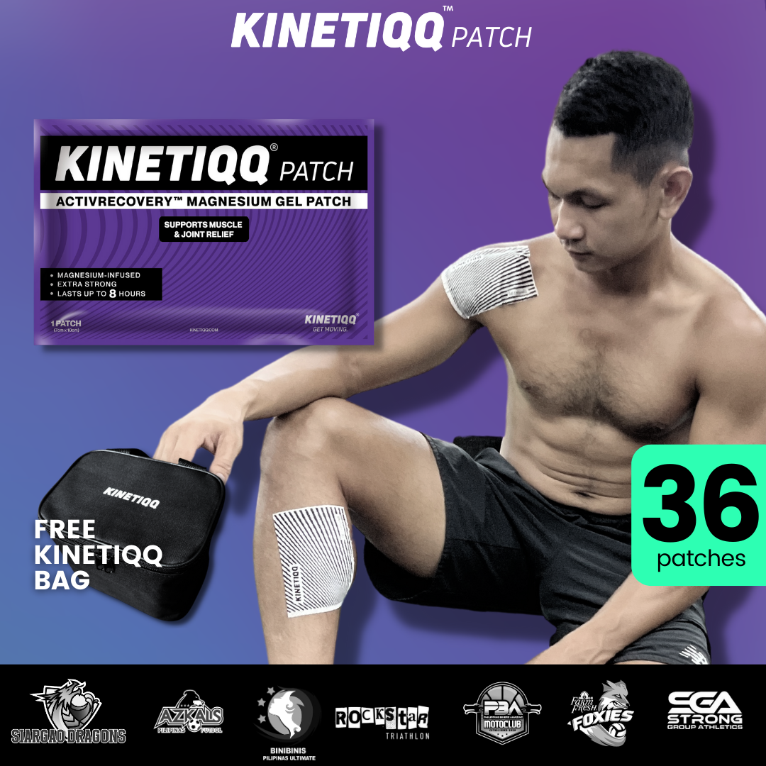 KINETIQQ® Patch (36-pack) - Magnesium Gel Patch For Fast Muscle Relief And Recovery