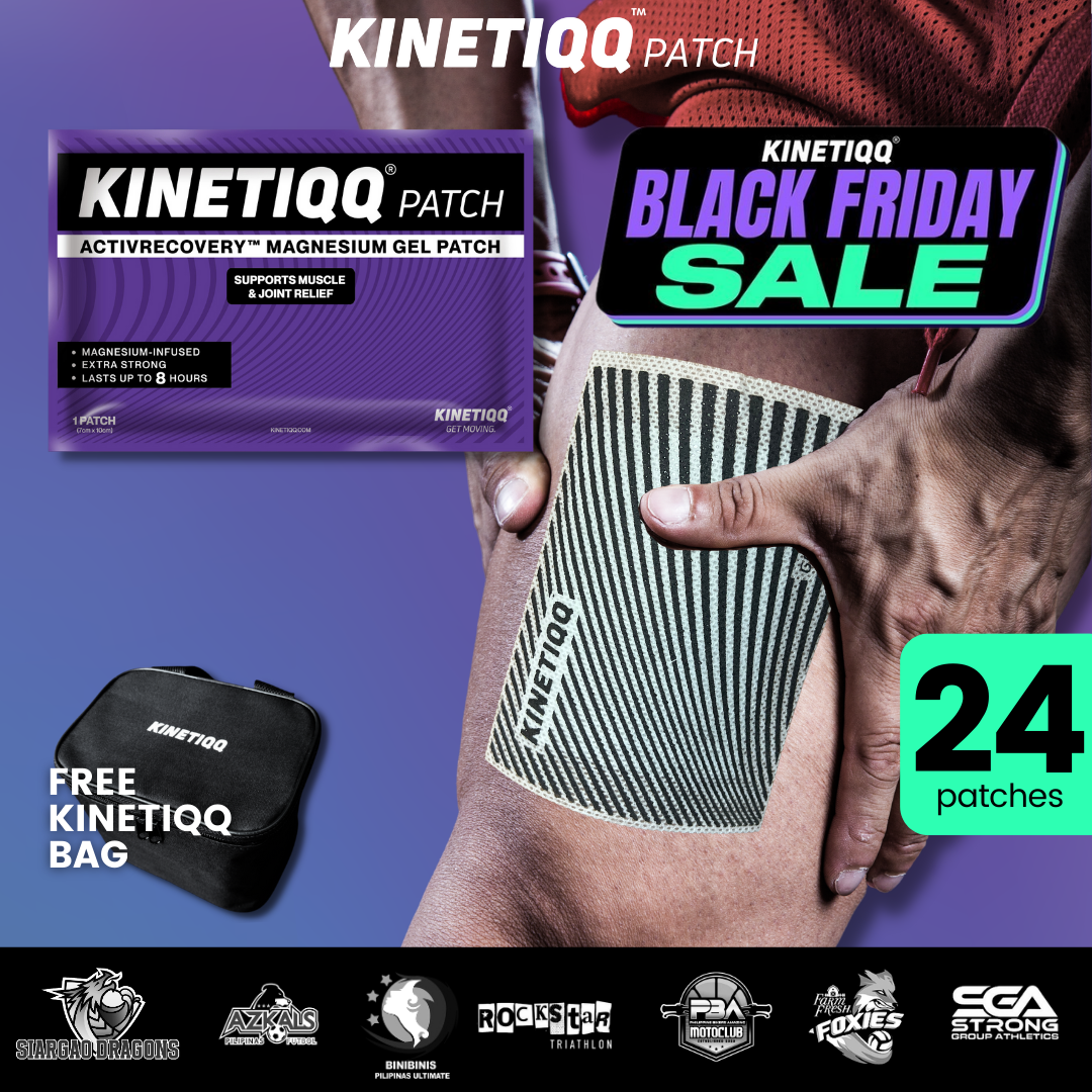 KINETIQQ® Patch (24-pack) - Magnesium Gel Patch For Fast Muscle Relief and Recovery