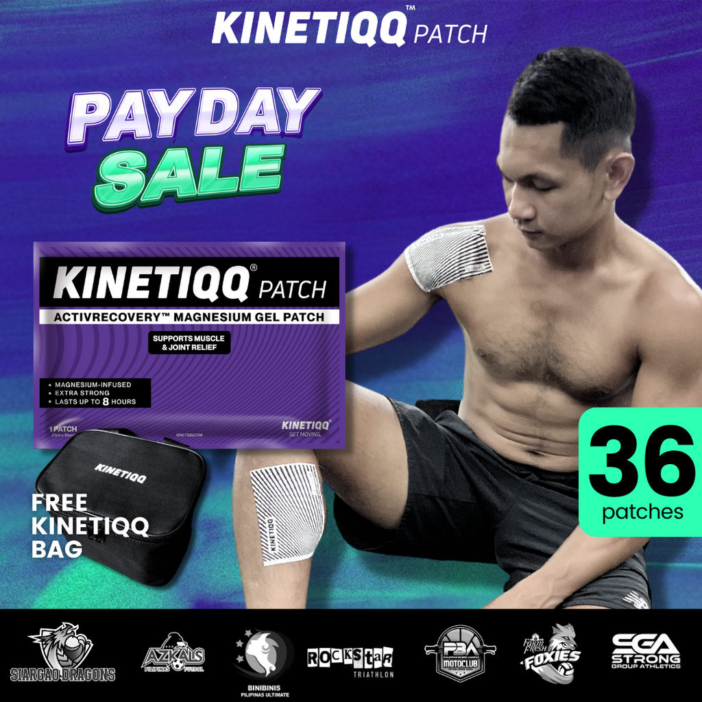 KINETIQQ® Patch (36-pack) - Magnesium Gel Patch For Fast Muscle Relief And Recovery