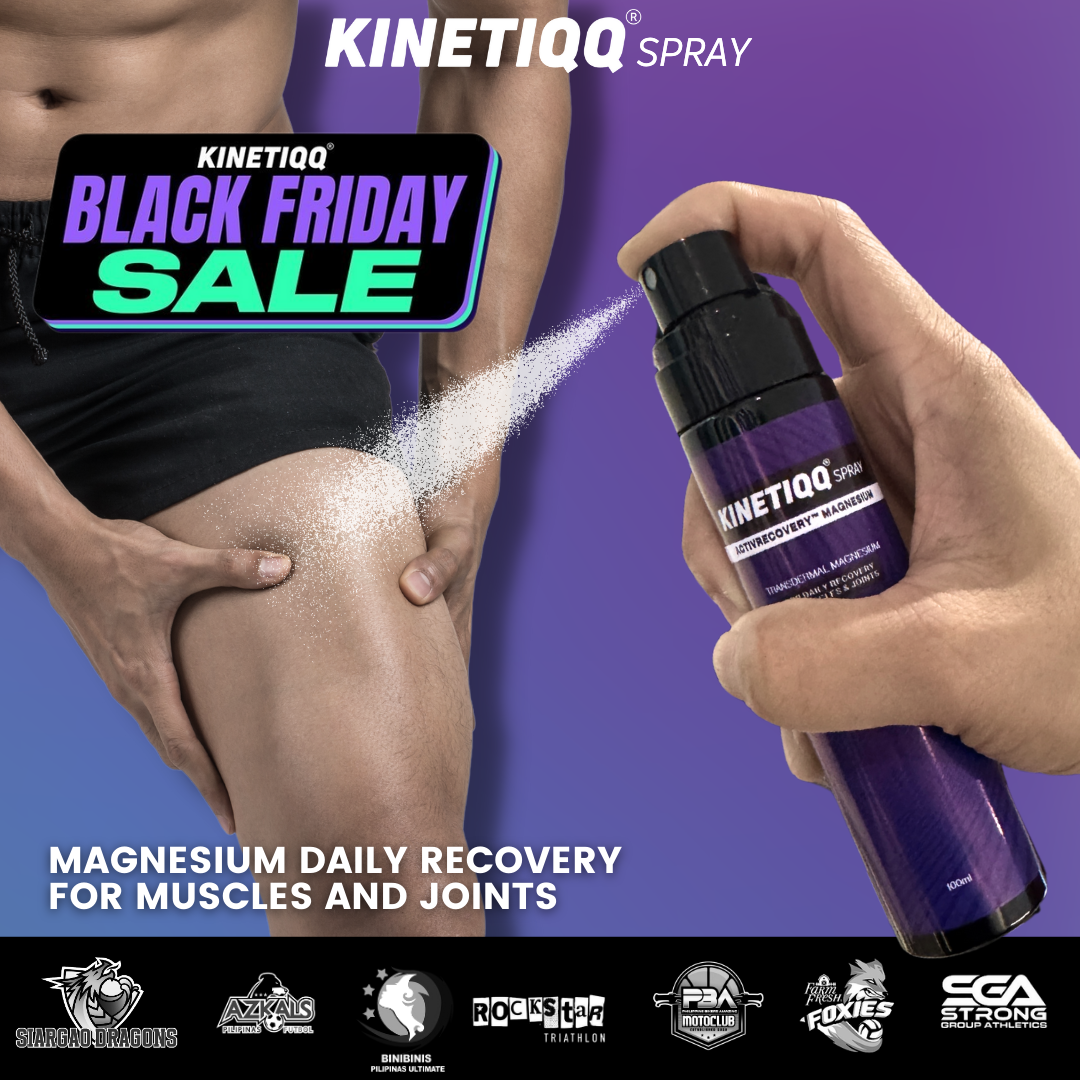 KINETIQQ® Spray (100ml) - Magnesium Oil Body Spray For Daily Recovery