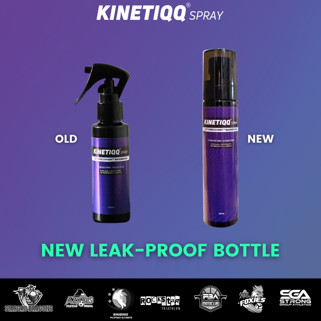 KINETIQQ® Spray (100ml) - Magnesium Oil Body Spray For Daily Recovery