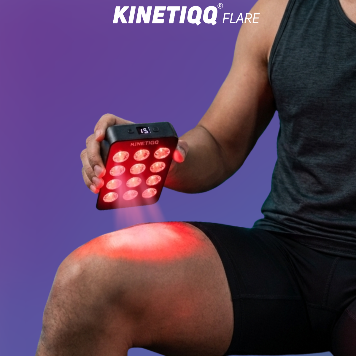 KINETIQQ® Flare - Portable Red Light Therapy Panel