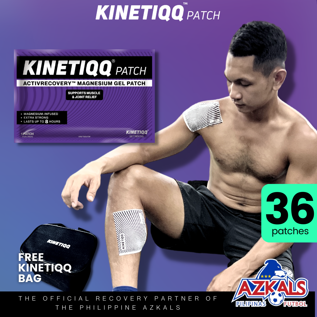 KINETIQQ® Patch (36-pack) - Magnesium Gel Patch For Fast Muscle Relief And Recovery