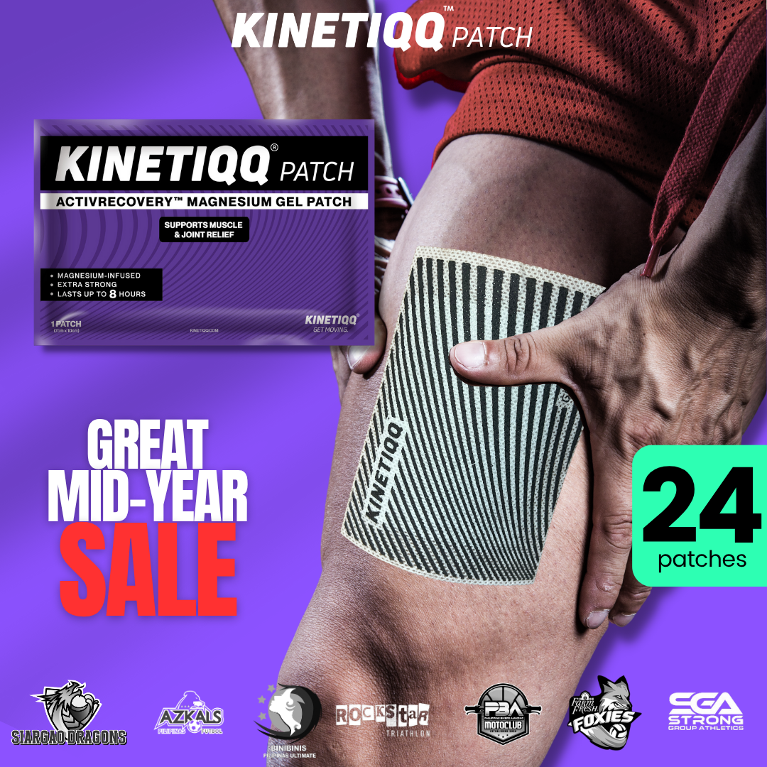 KINETIQQ® Patch (24-pack) - Magnesium Gel Patch For Fast Muscle Relief and Recovery