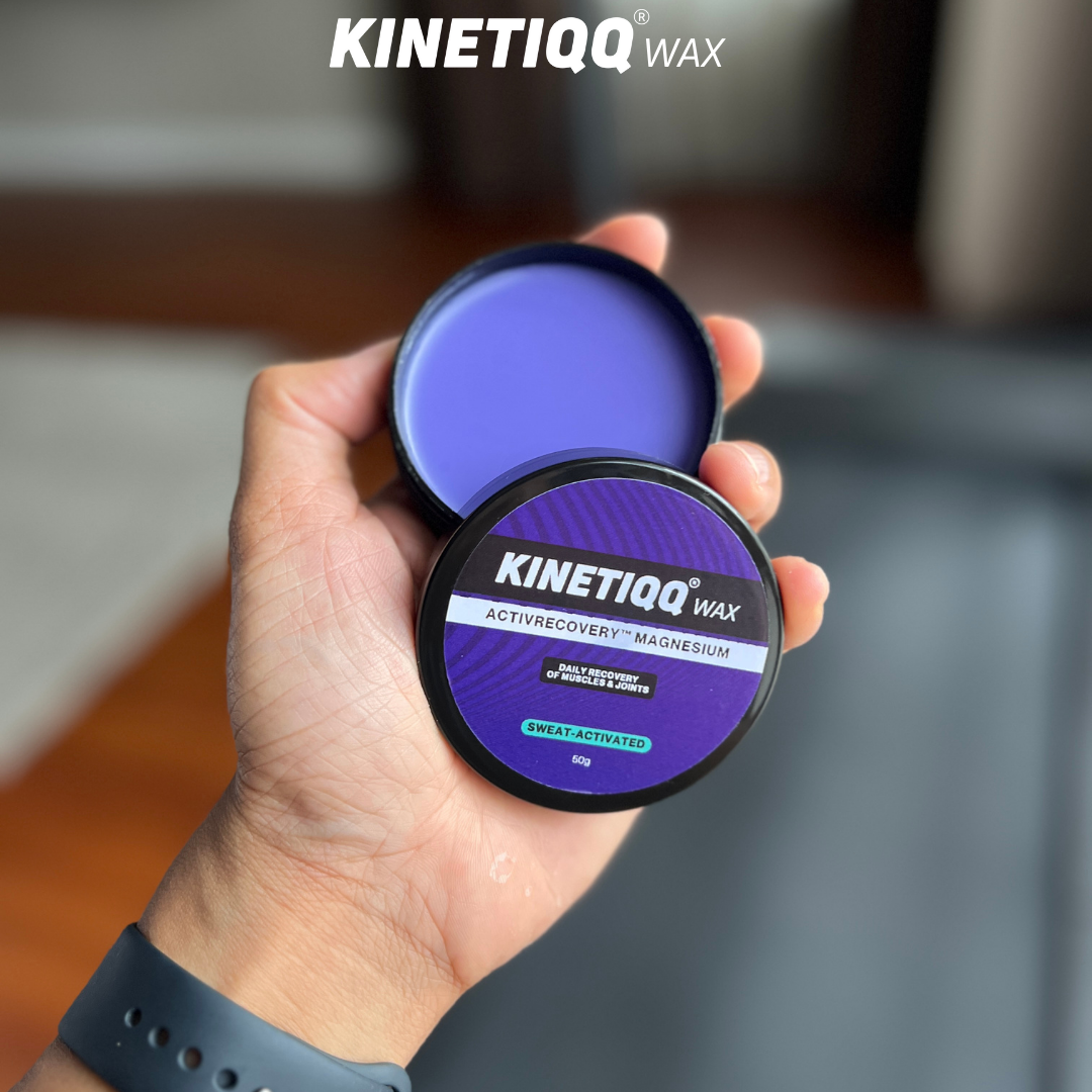 KINETIQQ® Wax (50g) ActivRecovery™ Magnesium Muscle Wax For Active Use During Workout and Sport