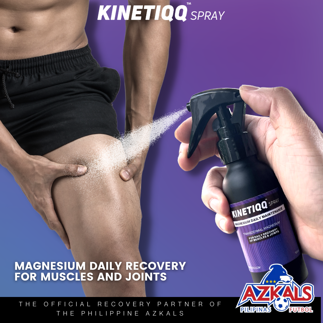 KINETIQQ® Spray (100ml) - Magnesium Oil Body Spray For Daily Recovery
