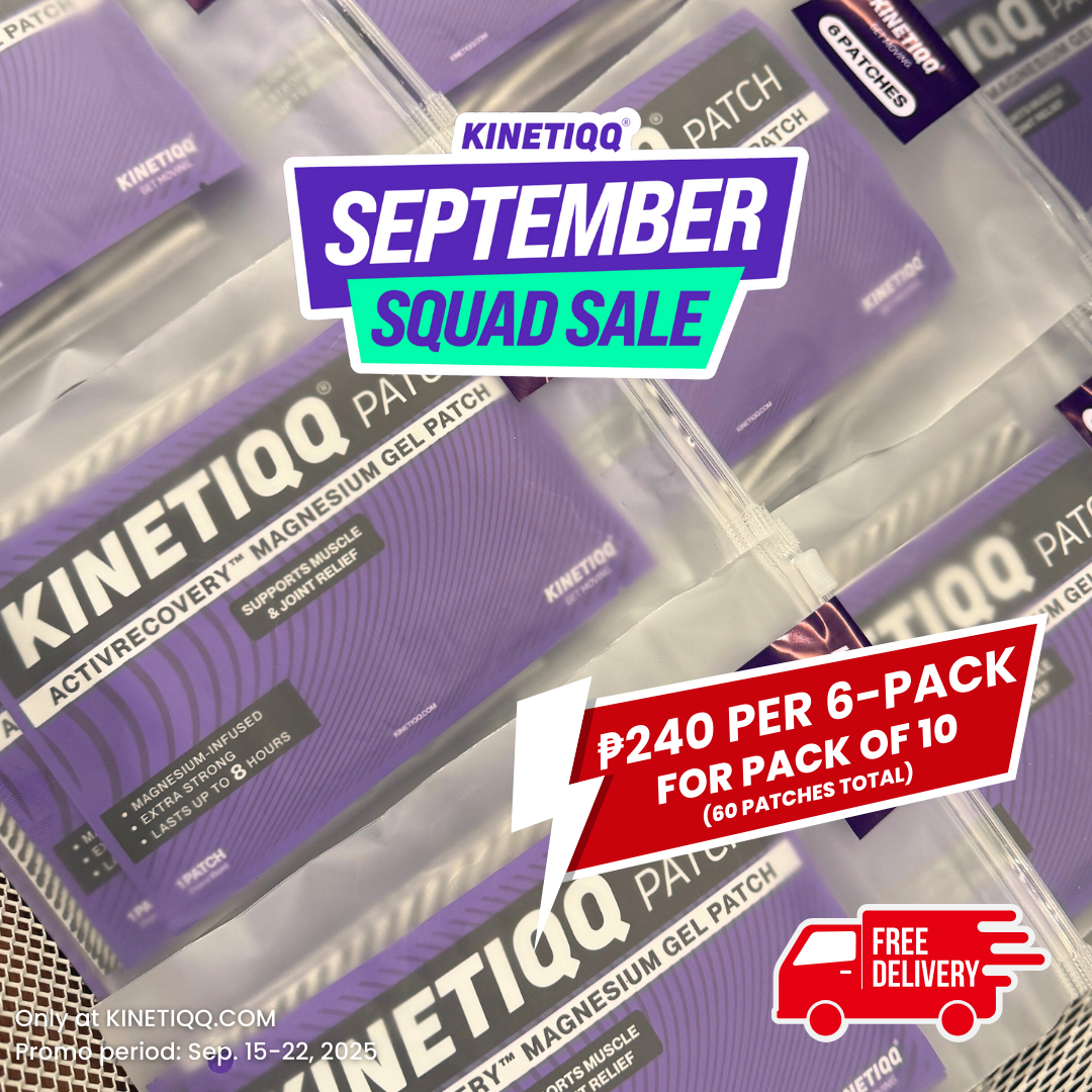 KINETIQQ® Patch (24-pack) - Magnesium Gel Patch For Fast Muscle Relief and Recovery