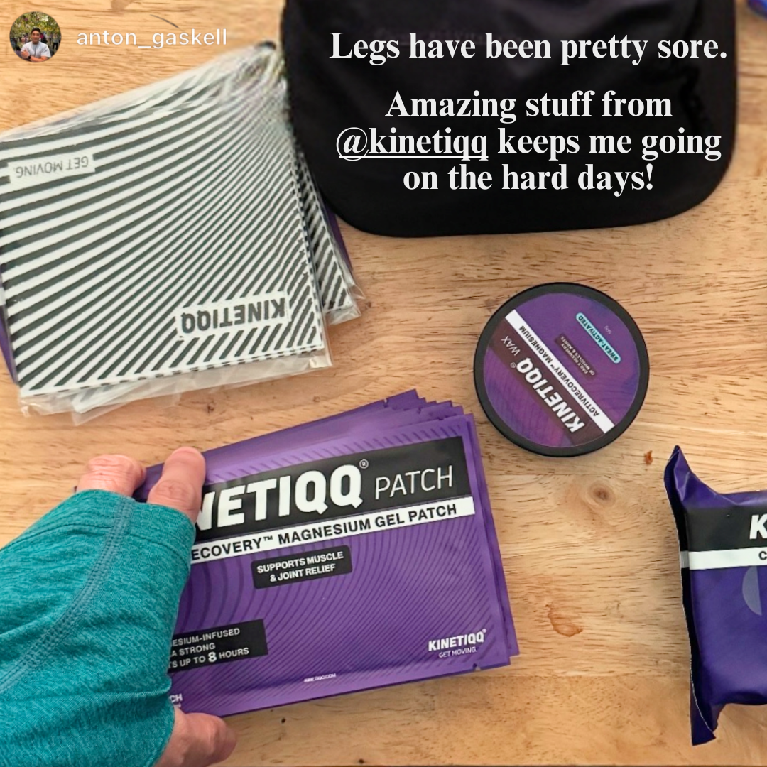 KINETIQQ® Patch (36-pack) - Magnesium Gel Patch For Fast Muscle Relief And Recovery