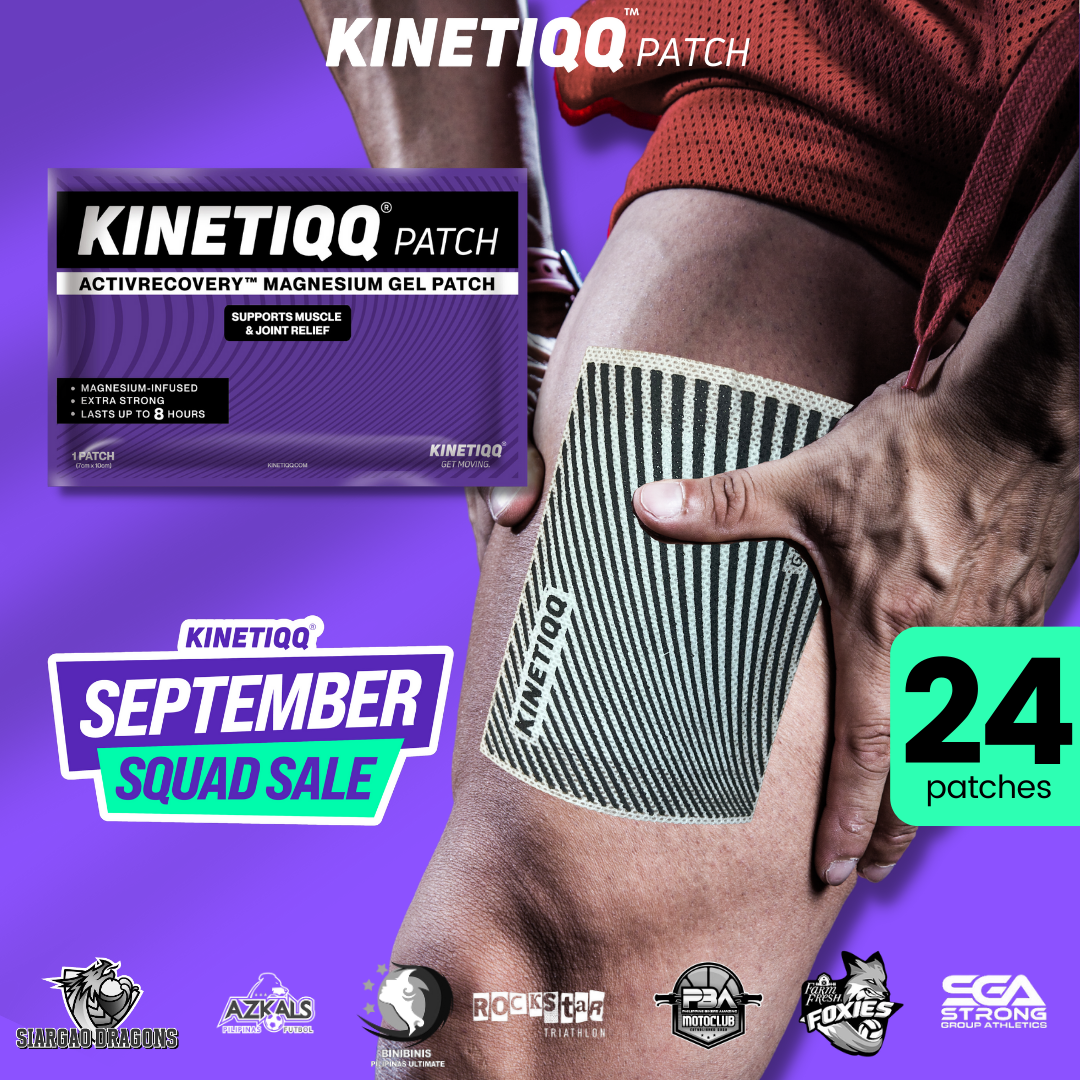 KINETIQQ® Patch (24-pack) - Magnesium Gel Patch For Fast Muscle Relief and Recovery