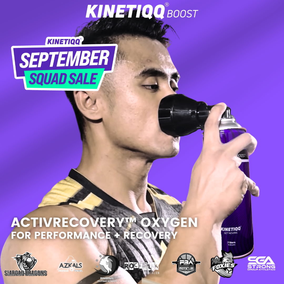 KINETIQQ® Boost (7 Liters) - ActivRecovery™ Oxygen Can For Recovery And Performance