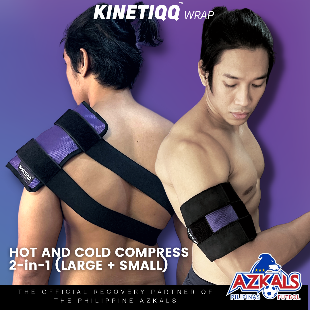 KINETIQQ® Wrap 2-in-1 Hot and Cold Compression Wrap with Velcro Straps
