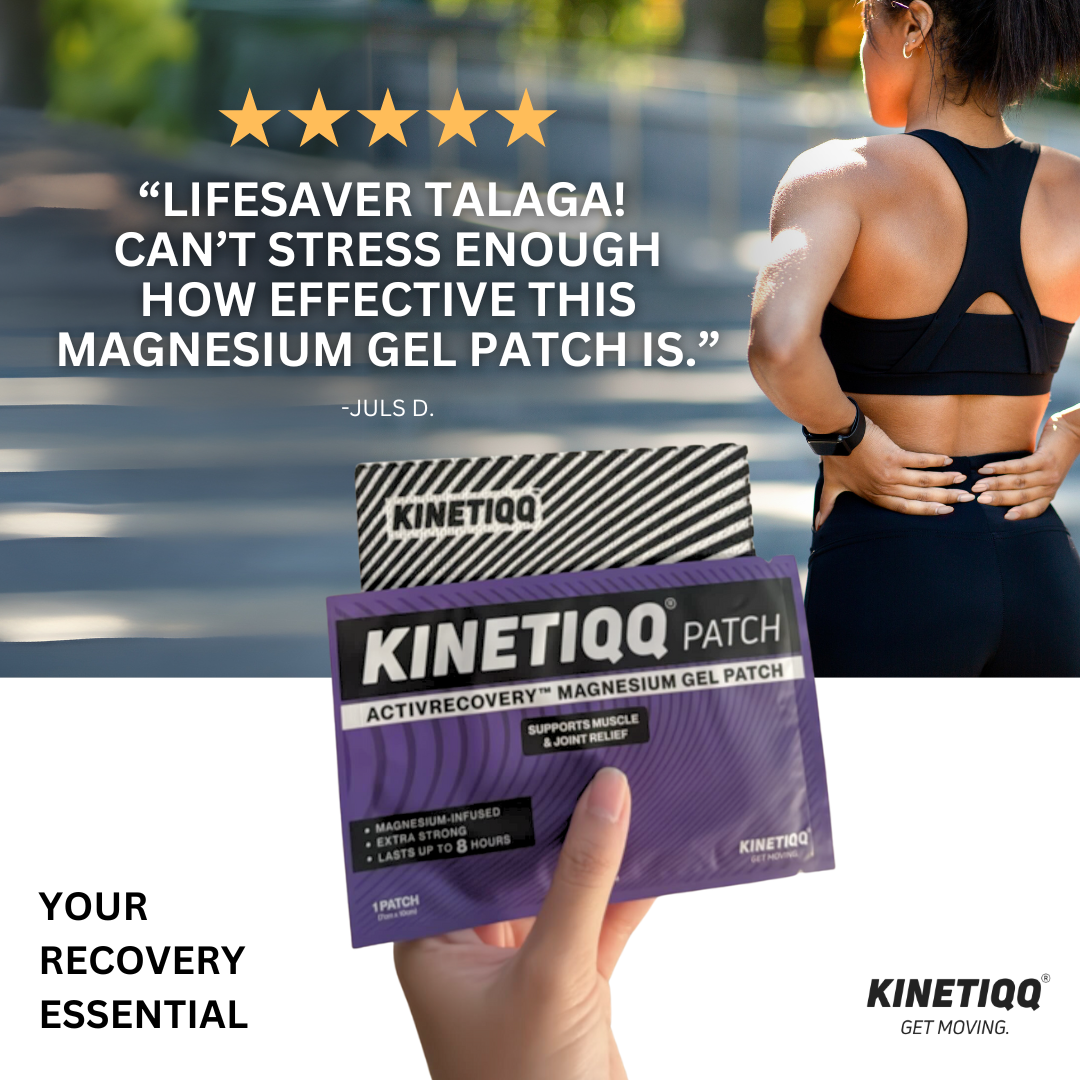 KINETIQQ® Patch (36-pack) - Magnesium Gel Patch For Fast Muscle Relief And Recovery