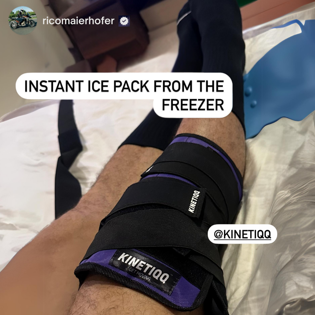 KINETIQQ® Wrap 2-in-1 Hot and Cold Compression Wrap with Velcro Straps