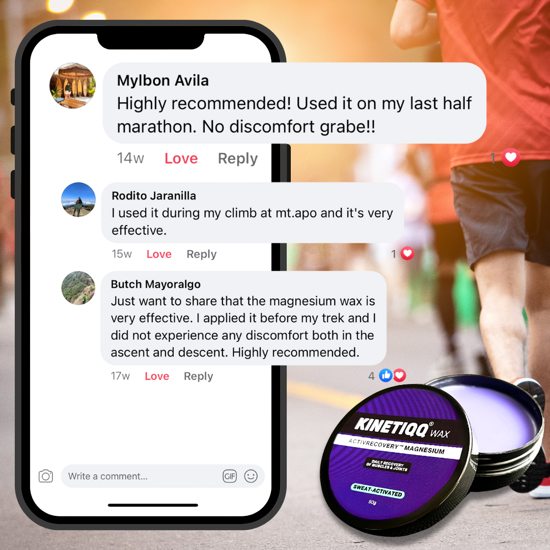 KINETIQQ® Wax (50g) ActivRecovery™ Magnesium Muscle Wax